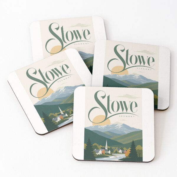 Item preview, Stowe Vermont Green Mountains Village and Mount Mansfield designed and sold by Places On Earth.