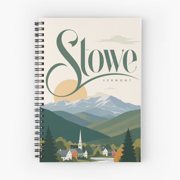 Item preview, Stowe Vermont Green Mountains Village and Mount Mansfield designed and sold by Places On Earth.