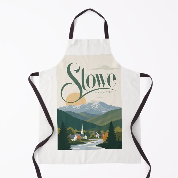 Item preview, Stowe Vermont Green Mountains Village and Mount Mansfield designed and sold by Places On Earth.