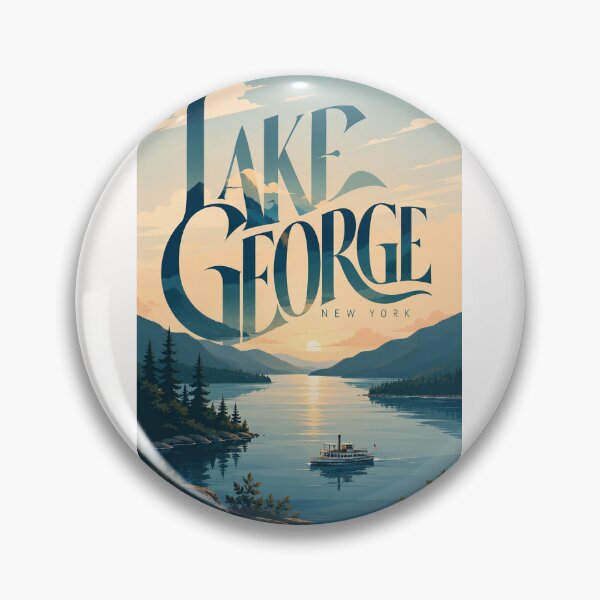 Item preview, Lake George New York Adirondack Sunset and Steamboat Waters designed and sold by Places On Earth.