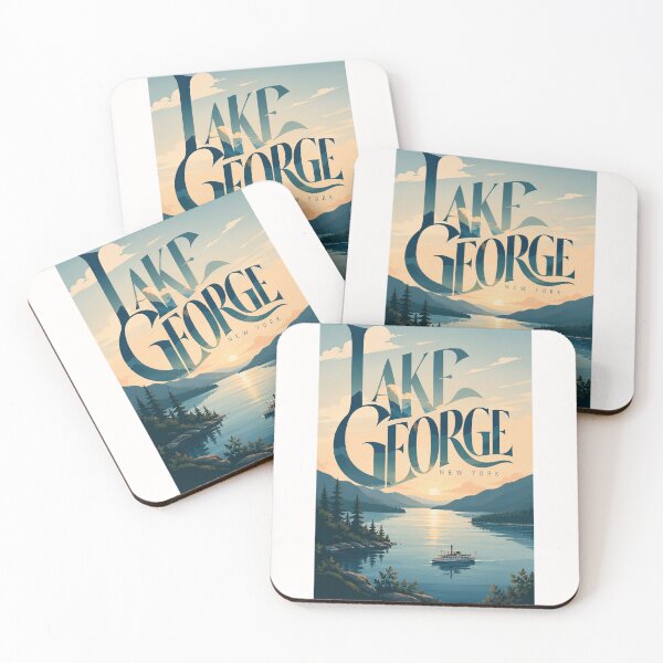 Item preview, Lake George New York Adirondack Sunset and Steamboat Waters designed and sold by Places On Earth.