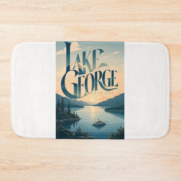 Item preview, Lake George New York Adirondack Sunset and Steamboat Waters designed and sold by Places On Earth.