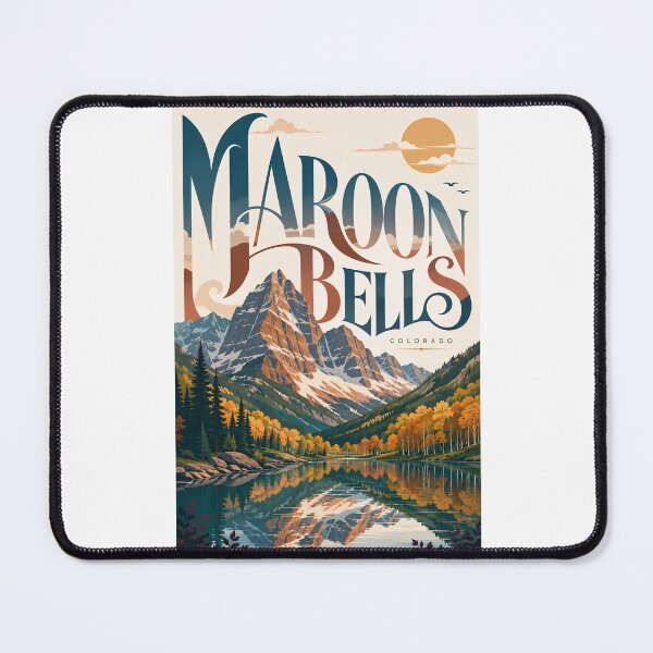 Item preview, Maroon Bells Colorado Aspen Highlands and Alpine Lake designed and sold by Places On Earth.