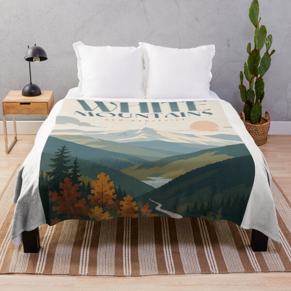 Item preview, White Mountains New Hampshire Scenic Byway and Autumn Valley designed and sold by Places On Earth.