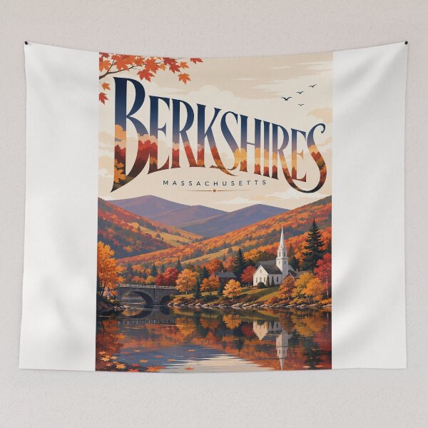 Item preview, Berkshires Massachusetts Autumn Hills New England Countryside designed and sold by Places On Earth.