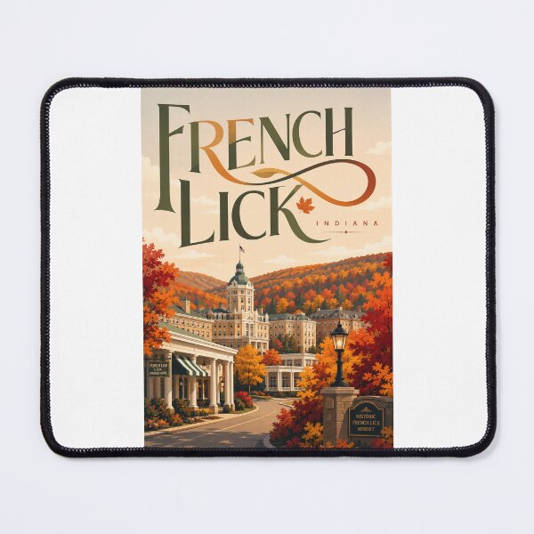 Item preview, French Lick Indiana Historic Resort and Hoosier Hills Autumn designed and sold by Places On Earth.