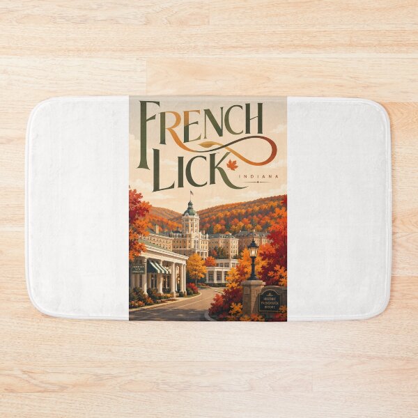 Item preview, French Lick Indiana Historic Resort and Hoosier Hills Autumn designed and sold by Places On Earth.