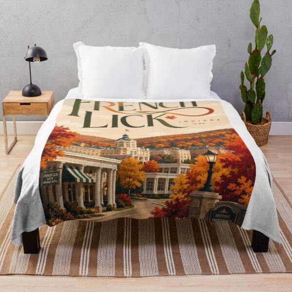 Item preview, French Lick Indiana Historic Resort and Hoosier Hills Autumn designed and sold by Places On Earth.
