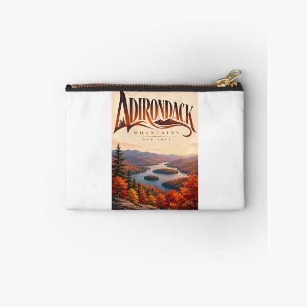 Item preview, Adirondack Mountains New York Autumn Lake Panorama designed and sold by Places On Earth.