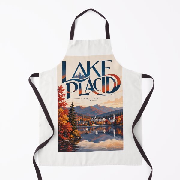 Aperçu de l'œuvre Lake Placid, New York, Adirondacks, automne, bord de l'eau créée et vendue par Places On Earth.