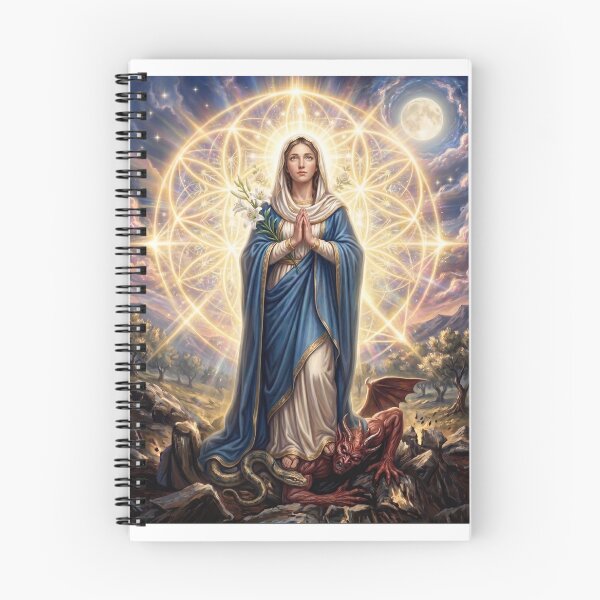 Item preview, The Virgin Mary Crushing the Serpent and Devil designed and sold by Humanliness.