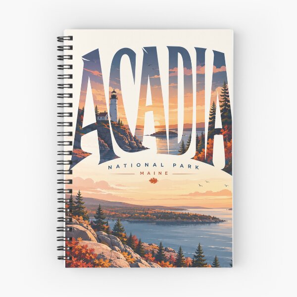 Item preview, Acadia National Park Maine Coastal Lighthouse Autumn Landscape designed and sold by Places On Earth.