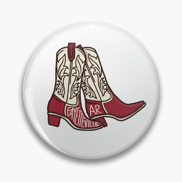 Item preview, University of Arkansas Game Day Boots designed and sold by picklesparkle.