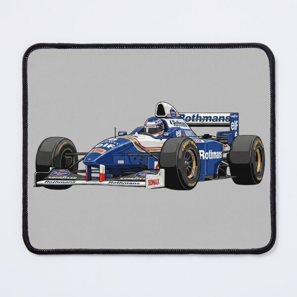 Item preview, 1996 Williams FW18 Renault Hill Champion F1 Racing Car Illustration designed and sold by Motorline44.