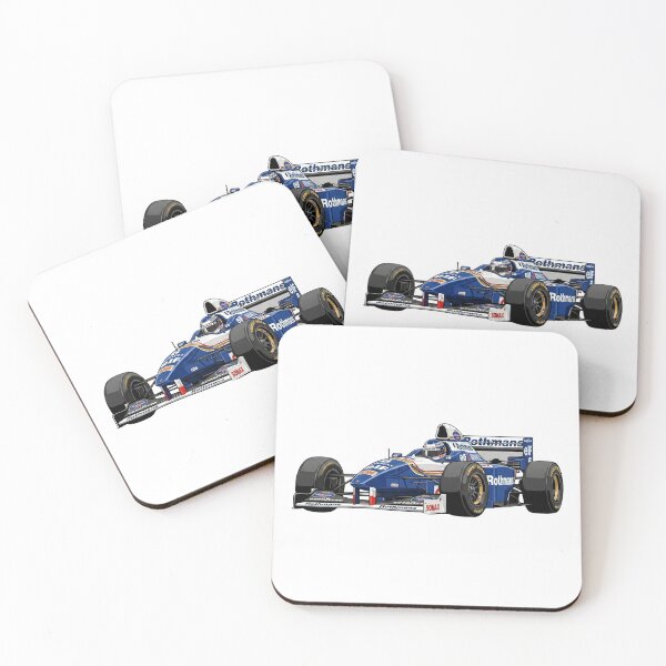 Item preview, 1996 Williams FW18 Renault Hill Champion F1 Racing Car Illustration designed and sold by Motorline44.