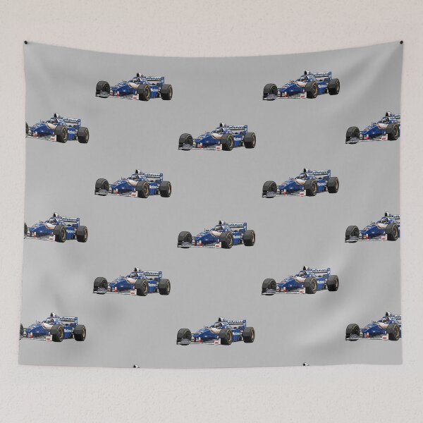 Item preview, 1996 Williams FW18 Renault Hill Champion F1 Racing Car Illustration designed and sold by Motorline44.