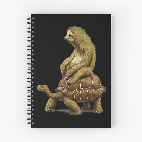 Item preview, Slow Sloth Riding On Top Of Giant Tortoise Shell designed and sold by V4Vividly.