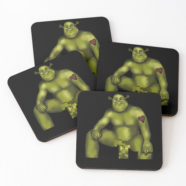 Item preview, Green Ogre Character Posing Confidently With Heart designed and sold by V4Vividly.