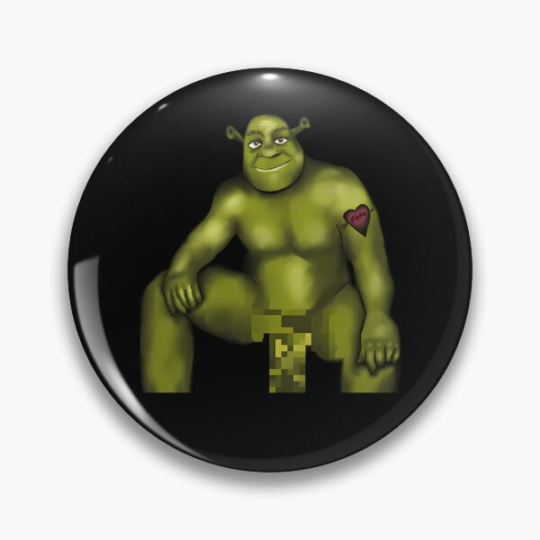 Item preview, Green Ogre Character Posing Confidently With Heart designed and sold by V4Vividly.