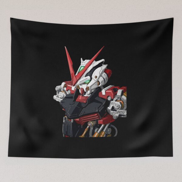 Item preview, MBF-P02 Gundam Astray Red Frame vector clean simple design illustration  designed and sold by sabartgunpla.