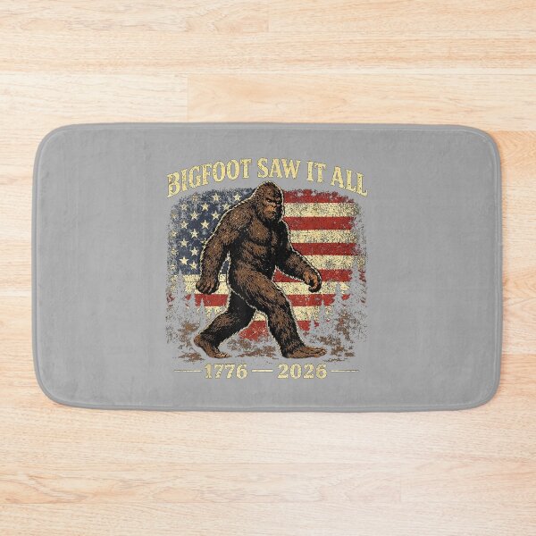 Item preview, Bigfoot Saw It All 250 Years 1776 2026 4th of July Men Women designed and sold by ArleneRowe.