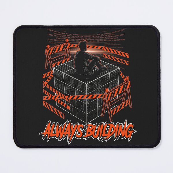 Item preview, Always Building - Dark Mode Developer & Solopreneur Hustle designed and sold by Joseph Arc.