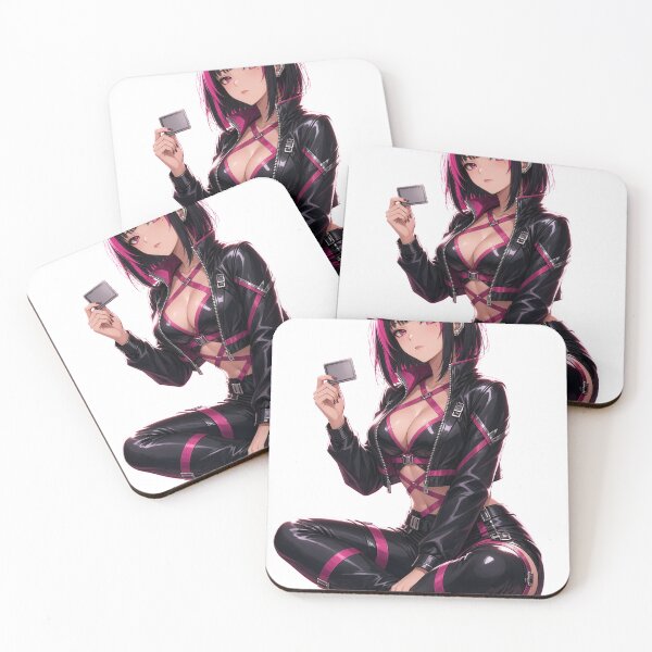 Item preview, Anime Hacker Girl Chip designed and sold by SUPA BASED.
