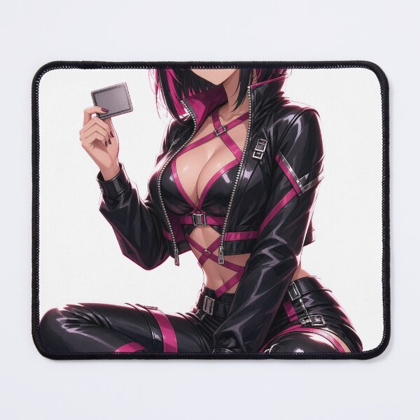 Item preview, Anime Hacker Girl Chip designed and sold by SUPA BASED.