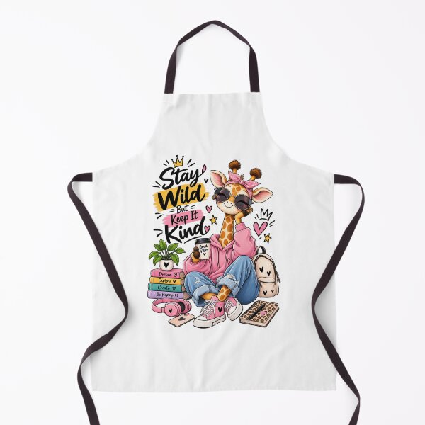 Item preview, Wild at Heart – Cute Giraffe Good Vibes Adventure designed and sold by ✨ Daily Vibe Studio ✨.