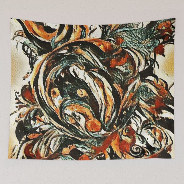Item preview, Embercoil Bloom – Fiery Organic Abstract designed and sold by Absractshop4942.