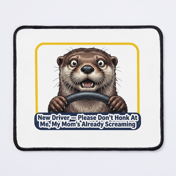 Item preview, Dont Honk Screaming Otter designed and sold by Tiffany Roy.