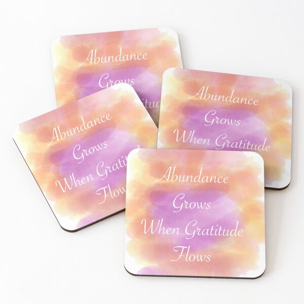 Item preview, Abundance Grows When Gratitude Flows designed and sold by MAC Art&Designs.