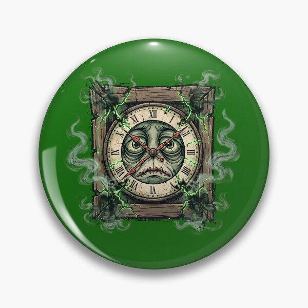 Artikelvorschau, Gruselige Grunge-Uhr mit Ghul-Zifferblatt entworfen und verkauft von PreeCha Art & Co..