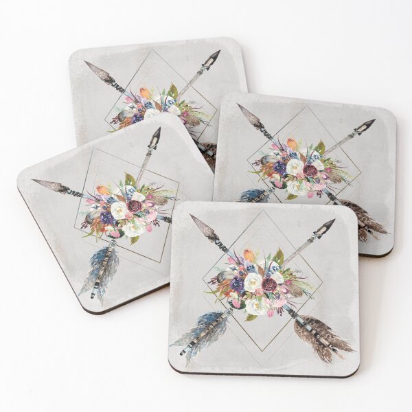 Item preview, Tribal Dreams - Arrows and Flowers designed and sold by Amanda-Lakey.