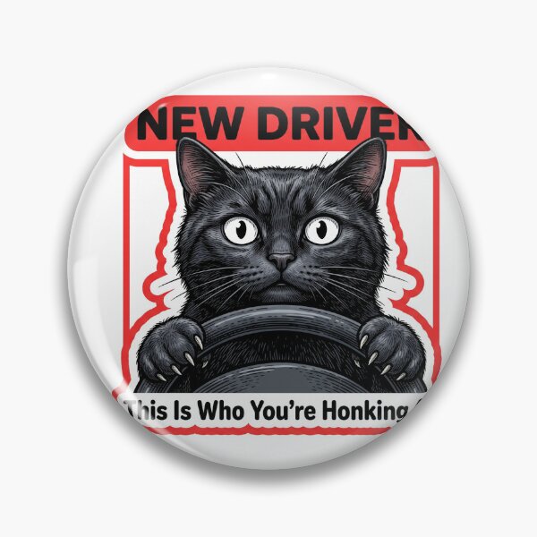 Item preview, Honking At Cat Driver designed and sold by Roy & Tiffany.