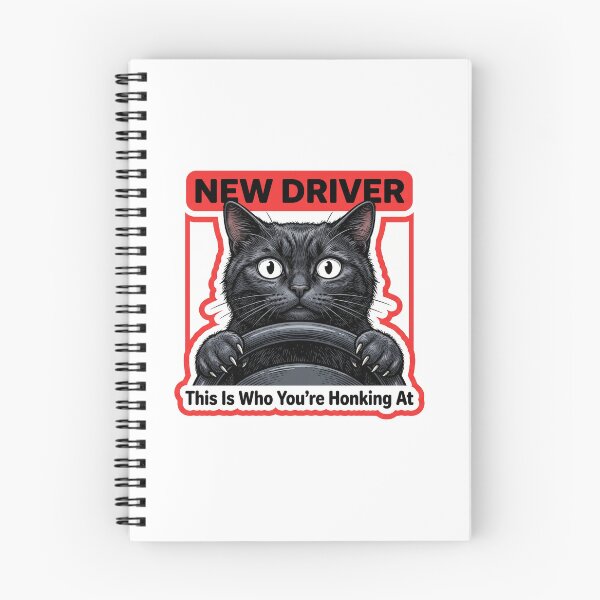 Item preview, Honking At Cat Driver designed and sold by Roy & Tiffany.