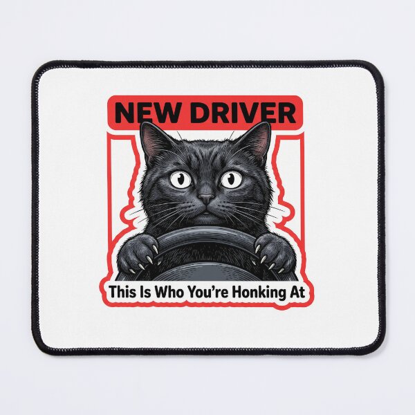 Item preview, Honking At Cat Driver designed and sold by Roy & Tiffany.