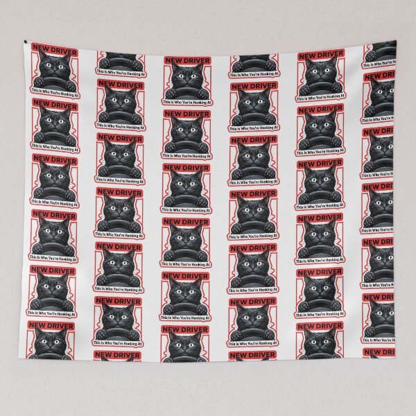 Item preview, Honking At Cat Driver designed and sold by Roy & Tiffany.