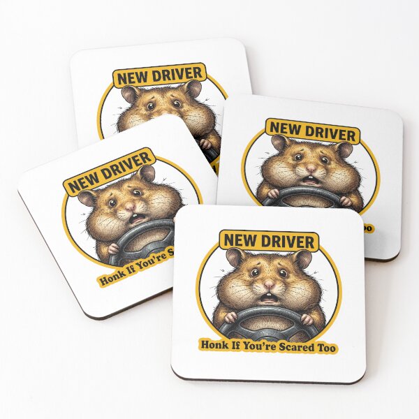 Item preview, Honk Scared Hamster Badge designed and sold by Roy & Tiffany.