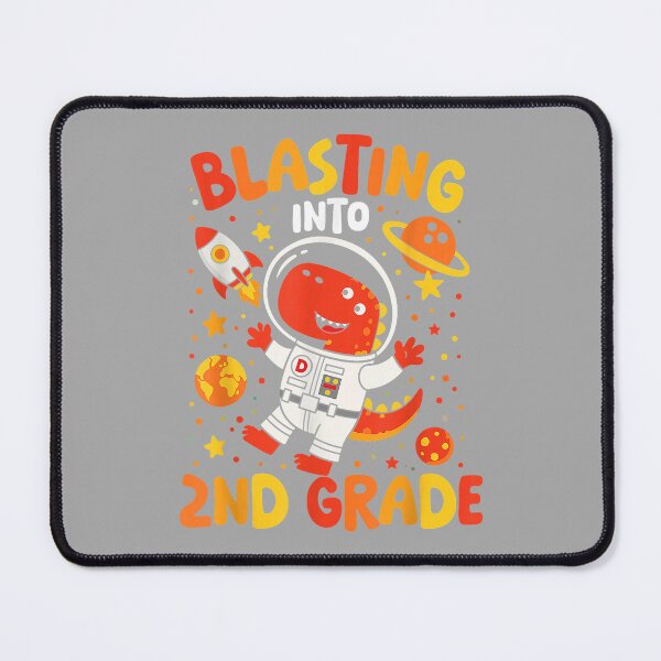 Item preview, Blasting Into 2nd Grade Dinosaur Astronaut First Day designed and sold by ArleneRowe.