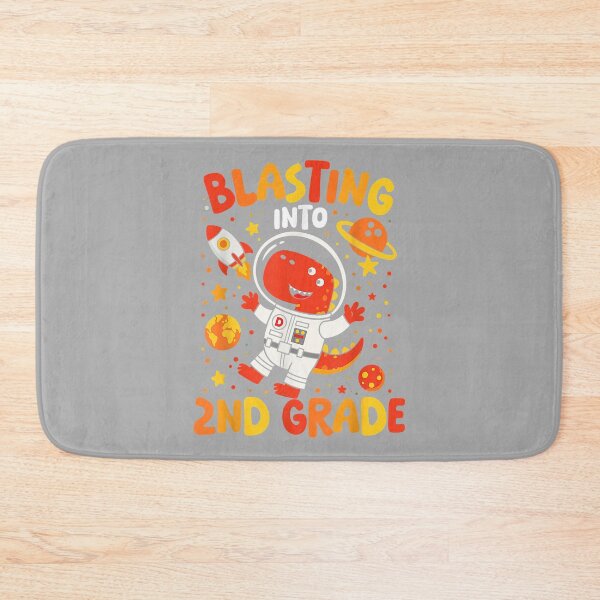 Item preview, Blasting Into 2nd Grade Dinosaur Astronaut First Day designed and sold by ArleneRowe.