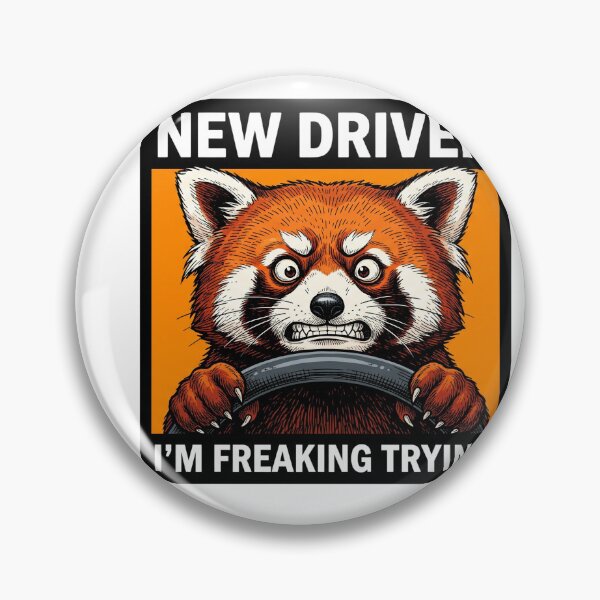 Item preview, Freaking Trying Panda Driver designed and sold by Roy & Tiffany.