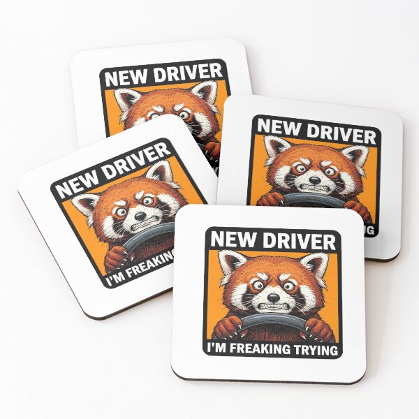 Item preview, Freaking Trying Panda Driver designed and sold by Roy & Tiffany.