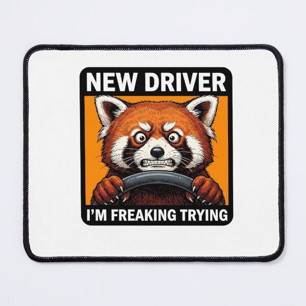 Item preview, Freaking Trying Panda Driver designed and sold by Tiffany Roy.