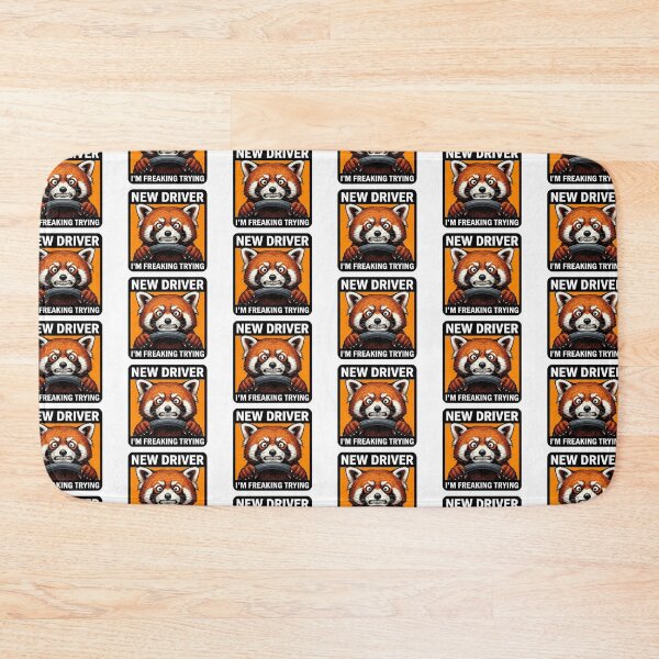 Item preview, Freaking Trying Panda Driver designed and sold by Roy & Tiffany.