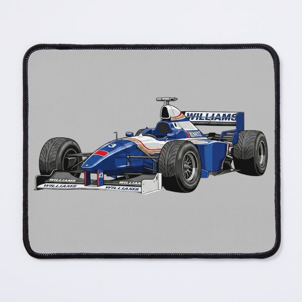 Item preview, 1997 Williams FW19 Renault Villeneuve Champion F1 Racing Car Illustration designed and sold by Motorline44.