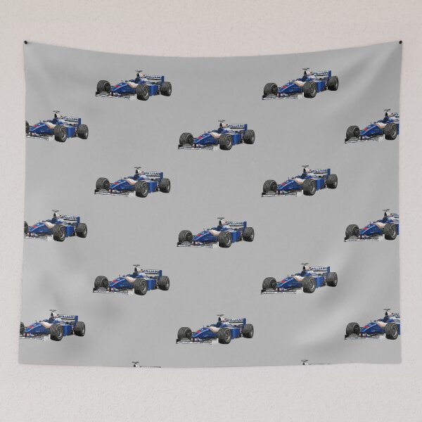 Item preview, 1997 Williams FW19 Renault Villeneuve Champion F1 Racing Car Illustration designed and sold by Motorline44.