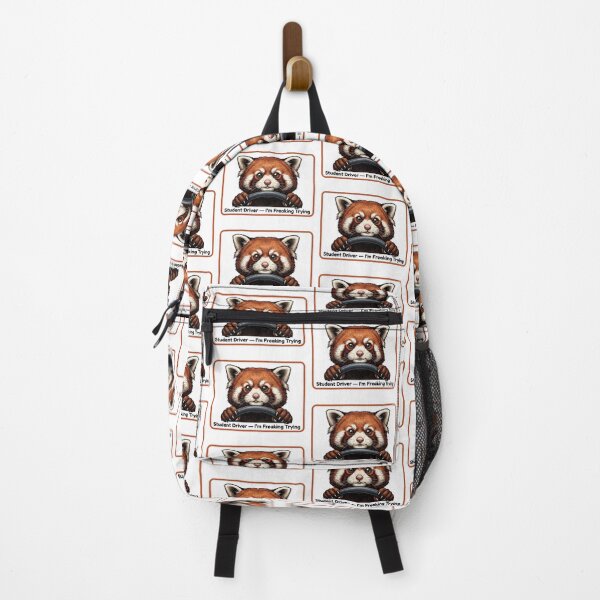 Item preview, Student Driver Red Panda designed and sold by Roy & Tiffany.