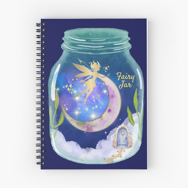 Item preview, Fairy Moon Jar Celestial Night Sky designed and sold by aliyeus.