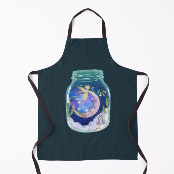 Item preview, Fairy Moon Jar Celestial Night Sky designed and sold by aliyeus.